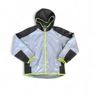 2/$10 Oshkosh Hooded Jacket with Neon Accents - Size 8